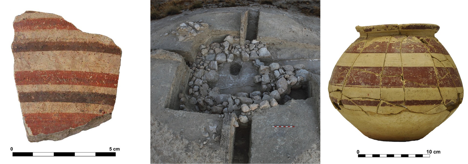 Piezas y yacimiento arqueológico